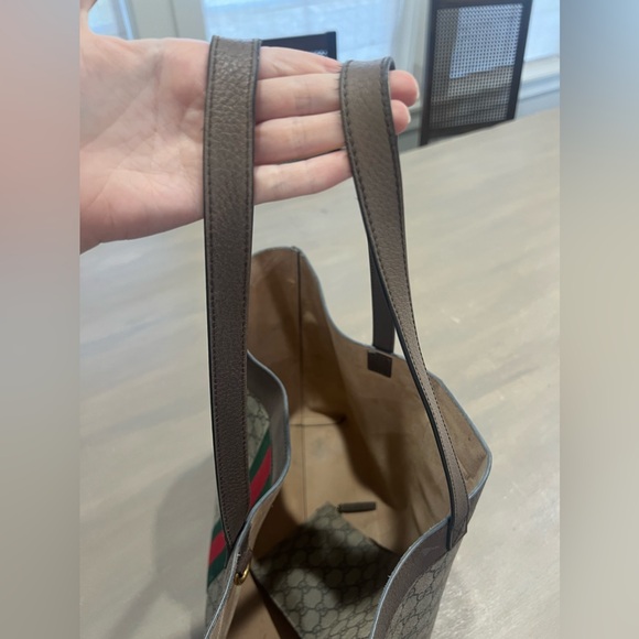 Authentic Gucci Ophidia canvas soft GG supreme Medium tote - Picture 13 of 14